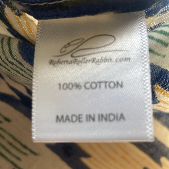 Roberta Roller Rabbit button up size S - Picture 6 of 6